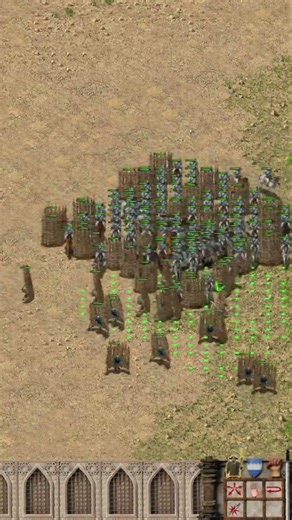 Stronghold Crusader DE 🔥 Greek Fire Destroys Entire Castle | Brutal Siege #shorts