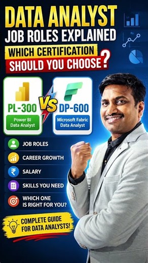 🚀 Data Analyst Job Roles Explained | PL 300 vs DP 600 | Which Certification Should You Choose?