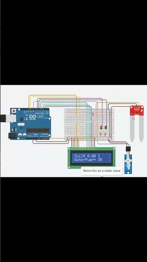 DIY Automatic Plant Watering System 🌱💧 | DIY Electronic Project #shorts #arduino #pump #agriculture