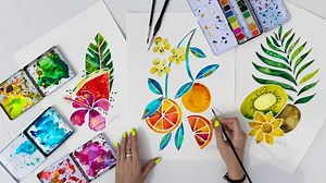 Painting Fruits & Florals in Watercolor with a Modern Twist | Cat Coquillette | Skillshare