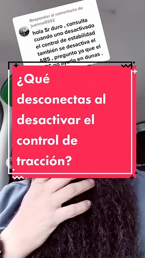 Respuesta a @juanma9302 acá te explico lo que desconectas al desactivar el control de tracción