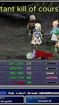 Reminder that some random encounters are worse than boss fights #ffivtay #FinalFantasy #vtuber