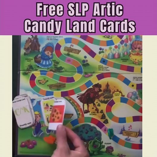 🎯 Free Speech Therapy Candy Land Cards for Language and Articulation Goals 🎯