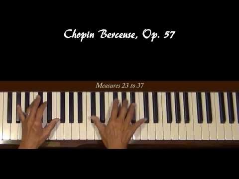 Chopin Berceuse Op. 57 Piano Tutorial