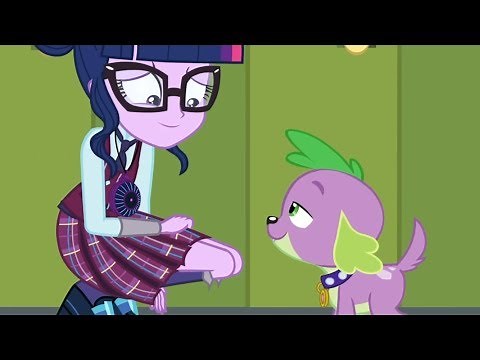 Scitwi Pet Dog Spike Can Talk- Equestria Girls Friendship Games