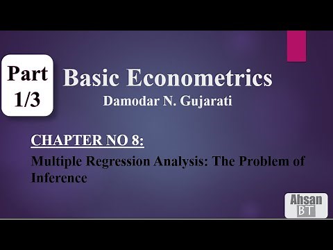 Basic Econometrics by D.N. Gujarati - Chapter 8- 1/3 (Urdu/Hindi)