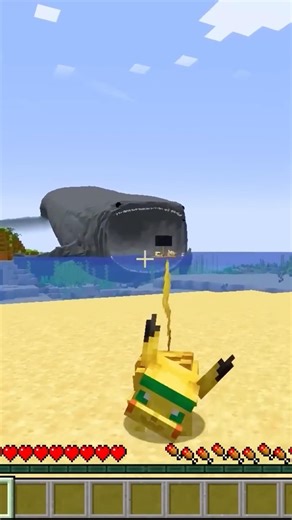 Minecraft with my Pikachu #minecraft