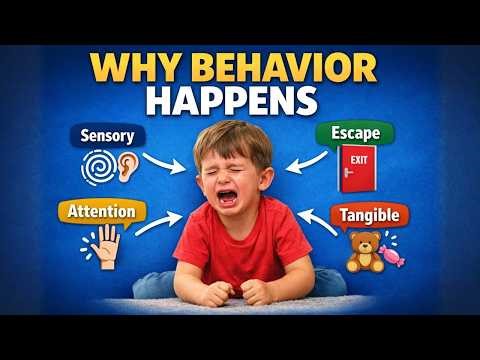 What are the 4 Functions of Behavior? | ABA Basics for Parents & Professionals