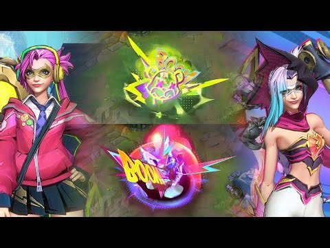 【COMPARISON】 Supervillain Jinx Blazing Defiance Vs Supervillain Jinx Fantasy || LOL: Wild Rift