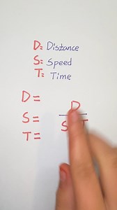 The Speed, Distance & Time | 6 Grade math | math hack #speed #distance #time #reels | Math Tricks