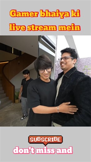 Gamer bhaiya ki live stream mein #sourav #kunali #piyush #sahil