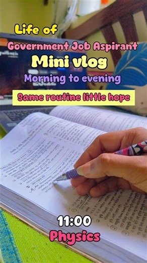 Life as government job aspirant🎯Mini vlog✨#shortsfeed #minivlog #studyvlog #ytviral