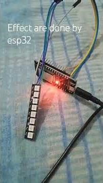 WS 2811 led demonstration by esp 32