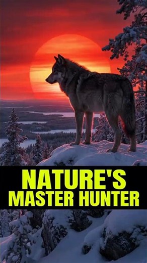🐺 Wolf Vision – The Silent Hunter #wolf #wildlife #facts #reels #animeshorts