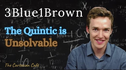 Grant Sanderson (3Blue1Brown) | Unsolvability of the Quintic | The Cartesian Cafe w/ Timothy Nguyen | Timothy Nguyen