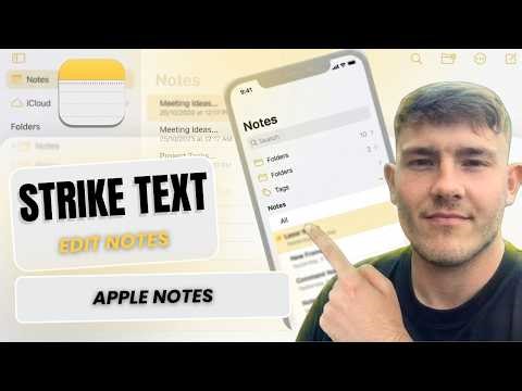 How to Strikethrough Text in Apple Notes (Quick Tutorial)