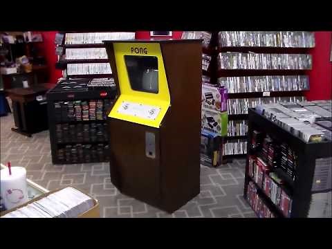 Atari's Wonderful PONG Arcade Game Cabinet from 1973!