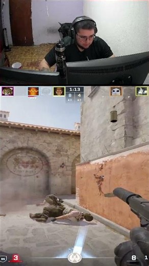 The shots I'm hitting don't even make sense #csgoclips #streamer #csgo #cs2 #argentina