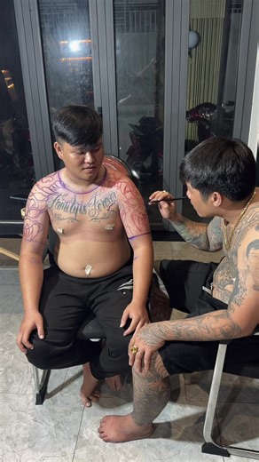 mây áo quỷ ráp cho e trai ae hóng kết quả nha#quyrap #tattoo #tattoos #xamhinhgovap #hinhxamdep