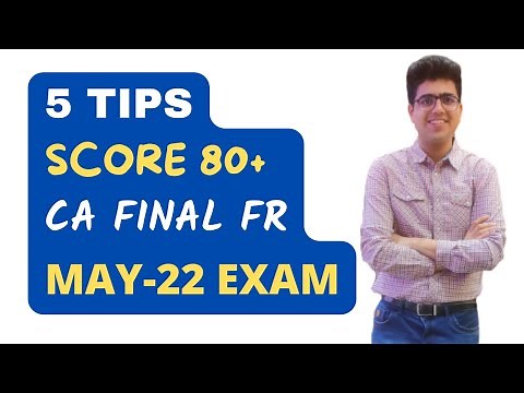 CA Final FR Score 80+ | 5 Points Strategy | CA Shubham Keswani (AIR 8)