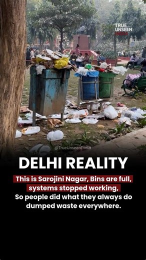Delhi Turns Into Dumping Ground | Sarojini Nagar Reality Check #news #civicsense #rekhagupta