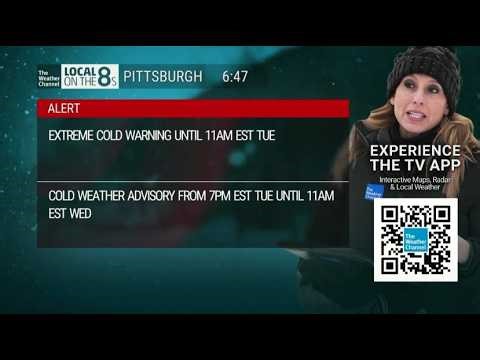 Local on the 8s with Extreme Cold Warning/Cold Weather Advisory - after Winter Storm Fern - Pgh, PA