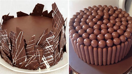 How are these chocolate decorations built?