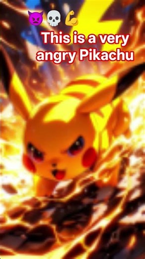 this is a very angry Pikachu