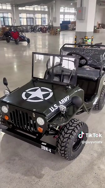 Gasoline Mini Retro Jeep Four-Wheel Off-Road Motorcycle All-Terrain Vehicle Outdoor Off-Road Modified Vehicle ATV##户外越野车 ##Four-wheel off-road vehicle##Outdoor off-road vehicles##jeep###All Terrain Vehicle