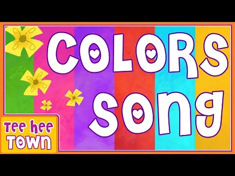 Colors Song with Len and Mini | Nursery Rhymes for Children by Teehee Town