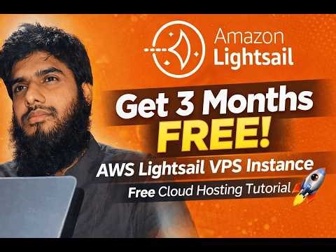 Get 3 Months FREE AWS Lightsail VPS Instance 🚀 Free Cloud Hosting Tutorial