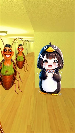 GUGU GAGA PENGUIN IS SCARED OF NEXTBOTS IN LIMINAL HOTEL Gmod