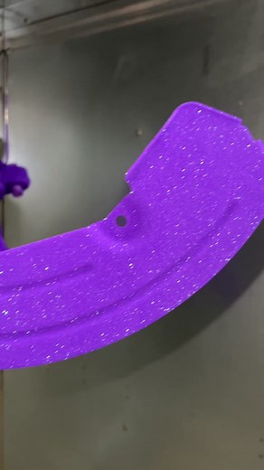 Raw or cured? 🤔 #powdercoat #powdercoating