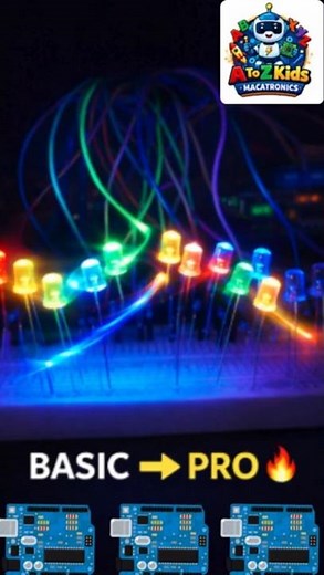 Arduino LED Blinking lights - DIY (Beginner to Pro) #arduino #arduinoproject #toys