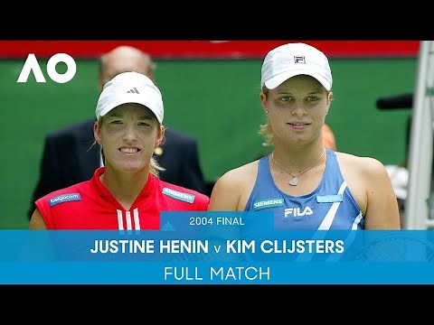 Justine Henin v Kim Clijsters Full Match | Australian Open 2004 Final