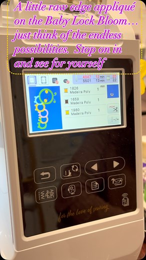 #babylocksewing #bloom #babylockembroidery #babylockbloom | Sew Orchid Design, LLC