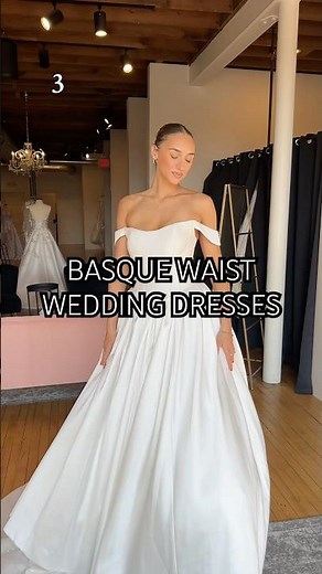 Basque waist wedding dresses 💌 #bonbonbelle #sayyestothedress #weddingdress #2026bride #bride
