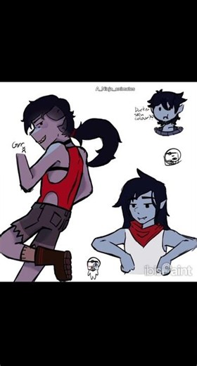 Marceline fan art #marcelinethevampirequeen