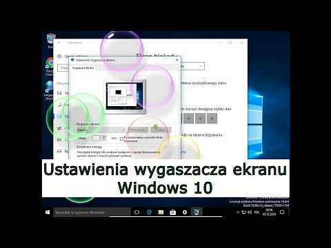 Ustawienia wygaszacza ekranu Windows 10