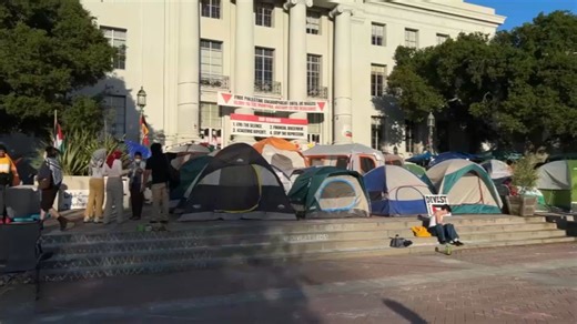 Clash at UC Berkeley protest encampment