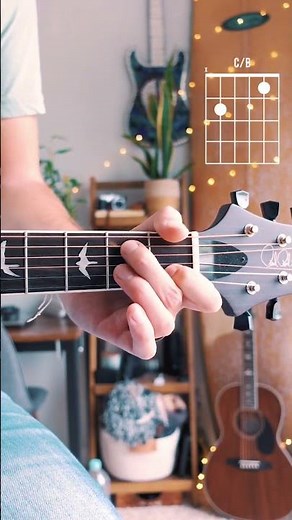 How To Play "C/B” Guitar Chord // Beginner Guitar Chord Series #28 #Shorts