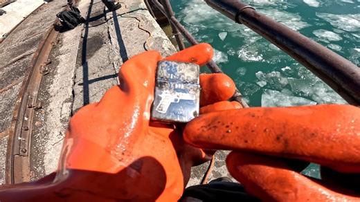 A rusted find from the Detroit riverfront turned out to be a Zippo