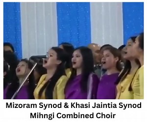 5.2K views · 396 reactions | Mizoram Presbyterian Church Synod & Khasi Jaintia Presbyterian Synod Mihngi Combined standing choir performs " Isua nen Engkim a Ropui" or " Katno Kinkmen Bad Jisu" or “Little is Much When God is in it.” Full video Eladmitre Dkhar - https://www.youtube.com/watch?v=lDUBx_FBPmg&ab_channel=EladmitreDkhar #Mizoram #Meghalaya #Mizo #Khasi #Gospel #themizos | The Mizos | Facebook