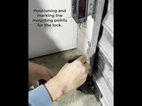 YG80 Install on a roller door at a warehouse facility