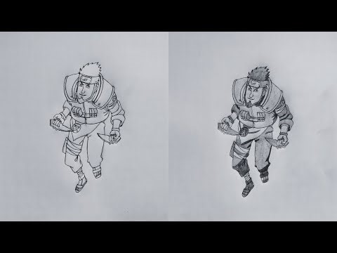 How to Draw Asuma Sarutobi | Step by Step Naruto Shippuden Drawing Tutorial ✏️🔥