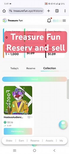 Treasure Fun Reservation and Sell System live ❤️❤️👍