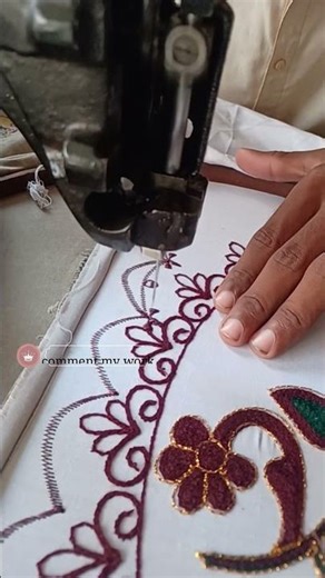 Machine Embroidery Design Ideas #karaoke #shorts#viral #trending | Rizwan Ali Tv