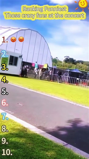 Ranking funniest those crazy fans at the concert 😨😨😨#fan #crazy #crazyfan #fyp #concert