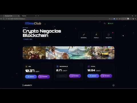 1TimeClub - Reinvierto a 120 dias unos 13$ con retorno de la inversión del 1.4% al día - Web 3