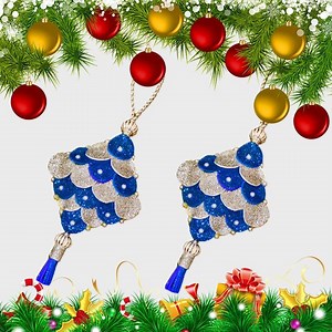 506K views · 6.5K reactions | DIY Christmas Ornaments With Wasted Glitter Foam | My Arts & Crafts | Facebook